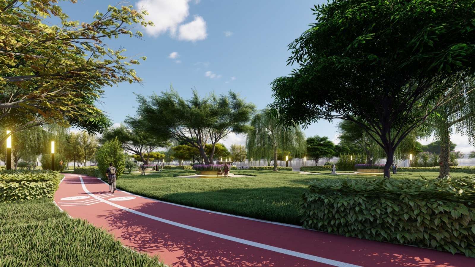 تصميم حدائق الأحياء السكنية