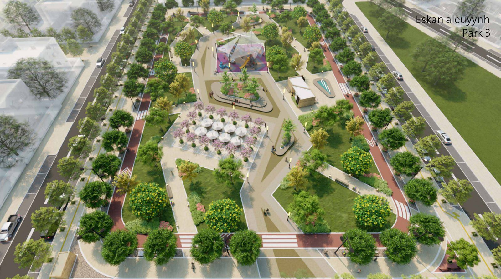 تصميم حدائق الأحياء السكنية — صورة 4